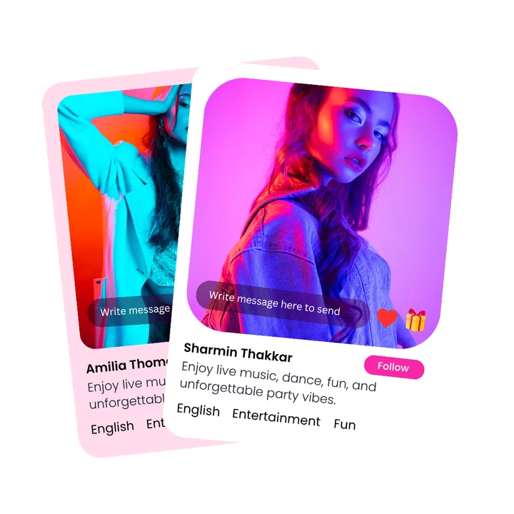 Discover hosts and follow your favourites